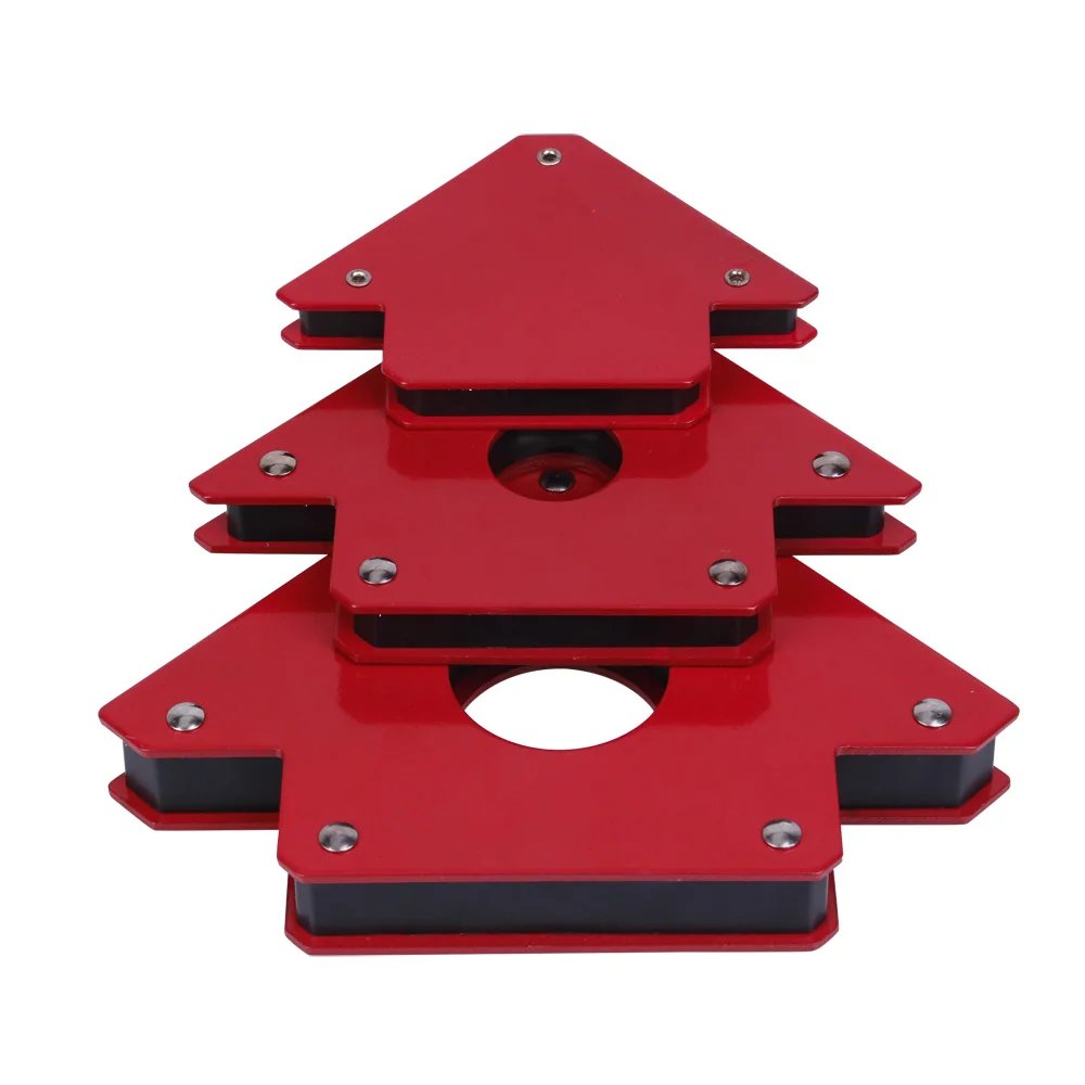 1pc 25LBS Triangle Magnetic Magnet Arrow Welder Welding Holder Mini Soldering Arc