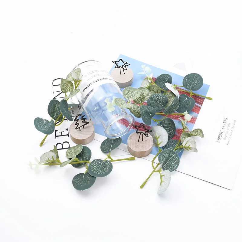 5 Pieces Artificial Plant Fake Leaves Christmas Decorations for Home Wedding Scrapbooking Diy Miniature Tree Floristics Garlands | Дом и сад