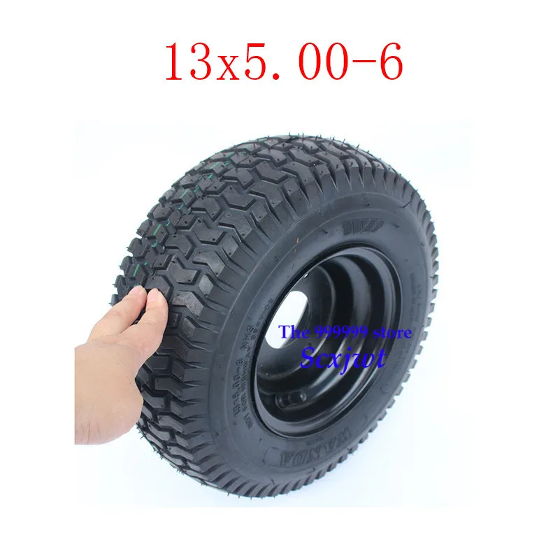 2шт молния картинг детская коляска ATV UTV 13X5. 00-6 дюймов бескамерное колесо шины с ступицей