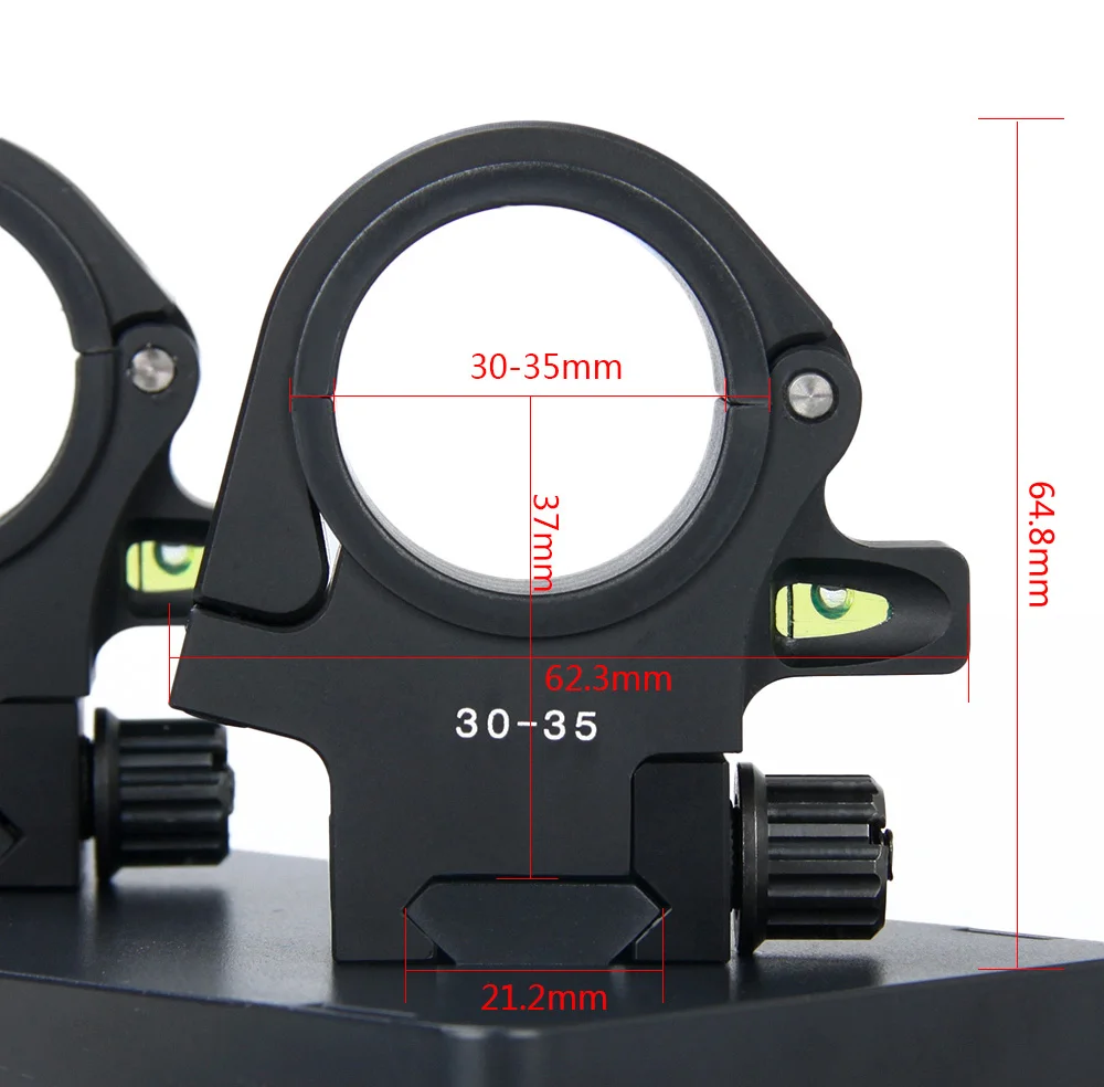 Койот Тактический разный Центр высота скопы крепления 30-35 мм Пикатинни Крепление dobble кольцо пистолет кронштейн для винтовочного прицела C2