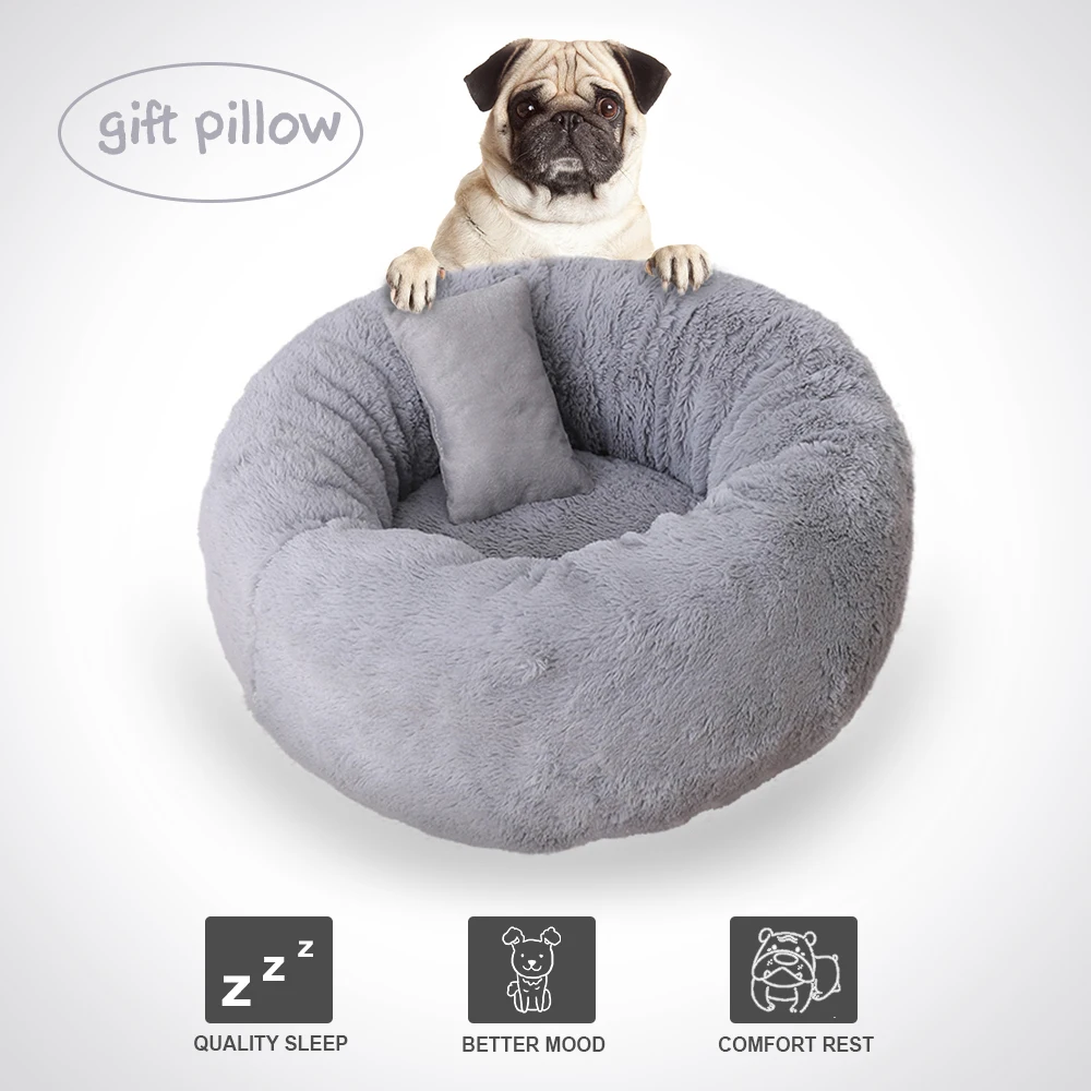 

orthopedic Dog Cat Bed with pillow Comfortable Soft Sleeping Mat for small big french bulldog chihuahua pitbull dogs bed product
