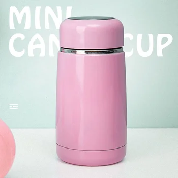 

Stainless Steel Children's Mini Insulated Cup Female Student Korean Version Cute Simple Small Fresh Art Water Cup Stainless
