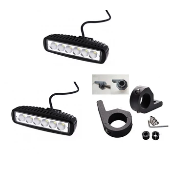 

2pcs 18w Car-styling LED Work Light Worklight 10-30V 4WD,Free Shipping 12 volt led work lights for Off Road work light led car