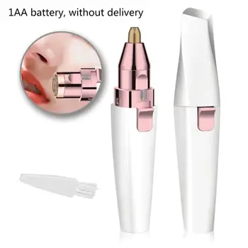

2 in 1 Mini Lipstick Shaver Facial Hair Remover for Eyebrow/Facial Hair/Lip/Chin Electric Facial Hair Razor