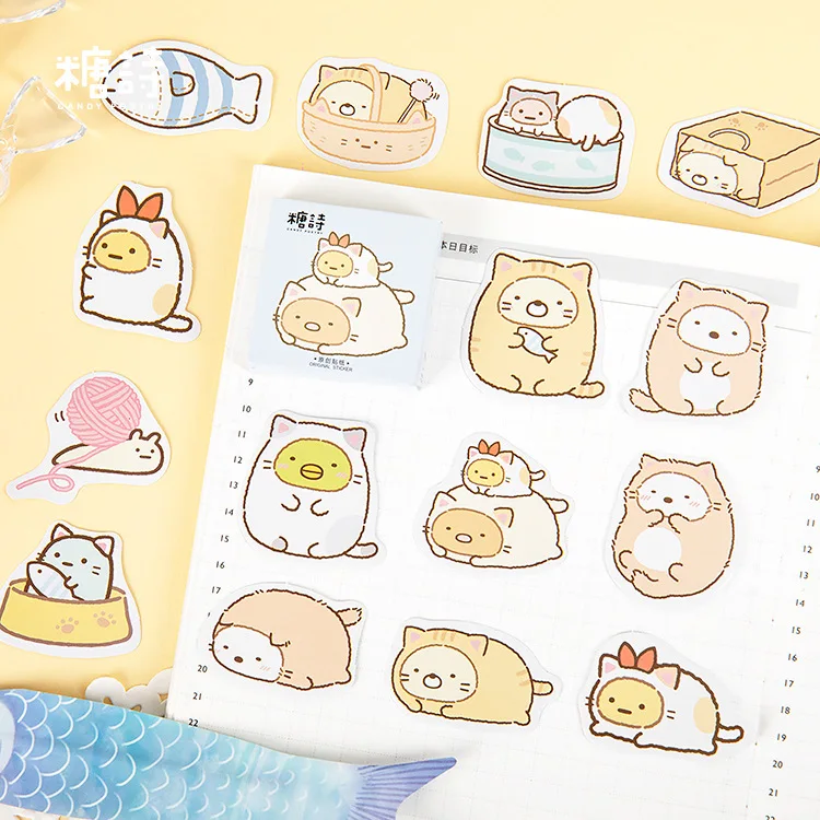

45 pcs/pack Sumikko Gurashi Bullet Journal Decorative Sticker Stationery Craft Stickers Scrapbooking DIY Diary Album Stick Label