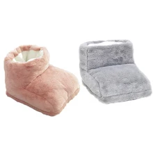 Заглушка с высоким верхом из кроличьей шерсти, грелка для ног, USB, грелка для ног, все включено