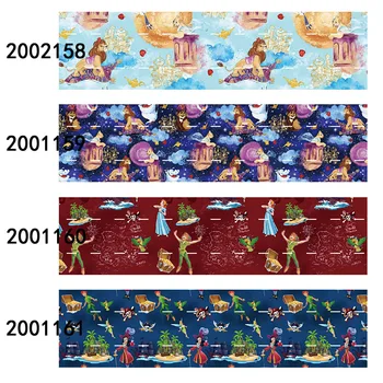 

(50 yards/lot) Free shipping 3" cartoon character printed grosgrain ribbon