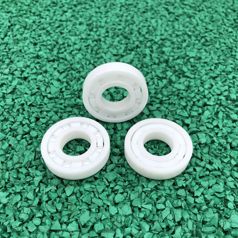 4pcs/10pcs R8 ZrO2 풀 세라믹 볼 베어링 12.7x28.5x7.938 / 6.35mm 인치 지르코니아 세라믹 깊은 홈 볼 베어링