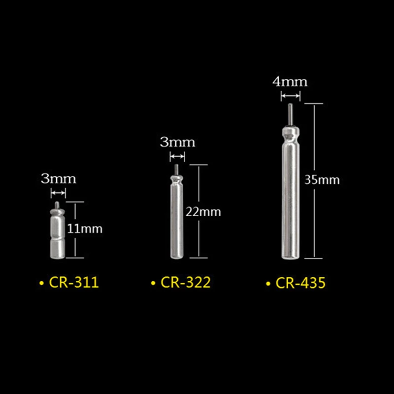 100 шт./лот CR311 CR322 CR435 батареи рыболовный поплавок 3V Светящийся поплавок Батарея ночного батарея для рыбалки литиевая булавка A032