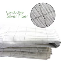 Earthing Plain Bedsheet with Conductive Silver Fiber Antistatic Health Protection Sheet Grounded Release Static 2