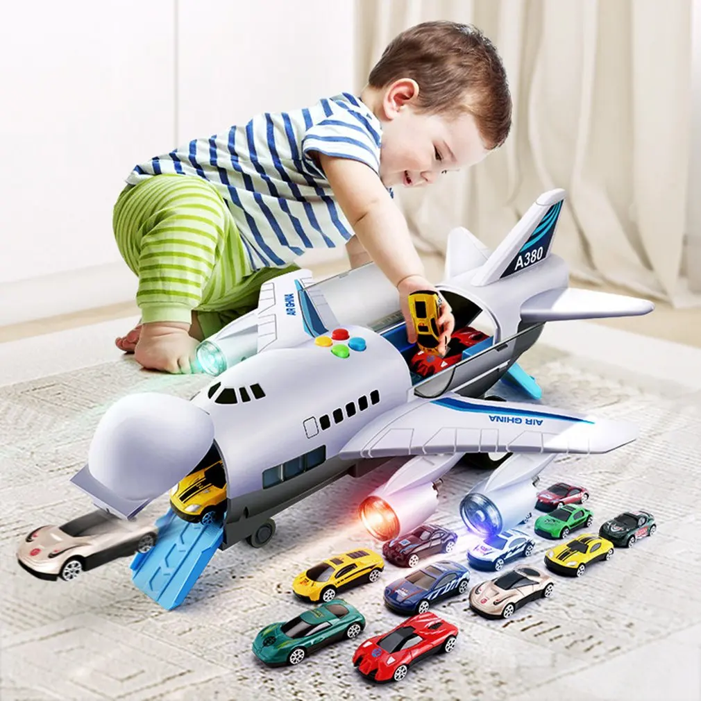 New Children s Airplane Toy Simulation Aircraft Toy Passenger Aircraft Car Model Large Size Passenger Plane 4
