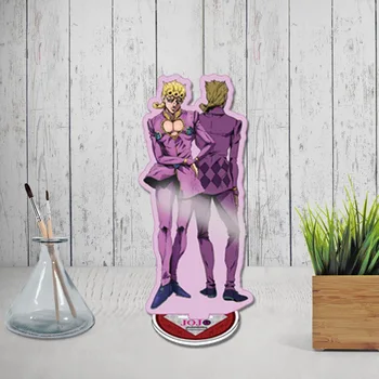 

High Quality Anime Jojo Bizarre Adventure Cosplay Prop Accessories Acrylic Desk Stand Figure Model