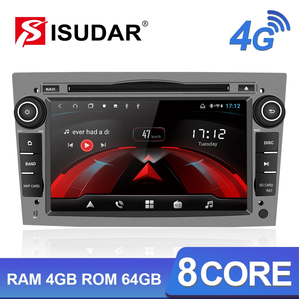 Isudar H53 4G Android 2 Din Авто радио для OPEL/ASTRA/Zafira/Corsa Автомобильный мультимедийный dvd плеер