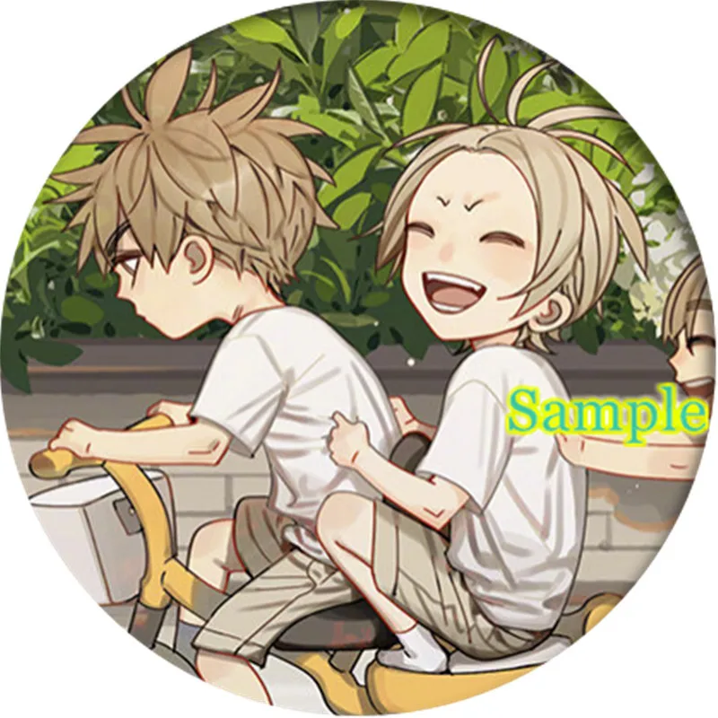 Anime 19 Days Cosplay Backpack Badges Old Xian Hetian Jia Brooch Pins Collection Breastpin for Bags Clothes