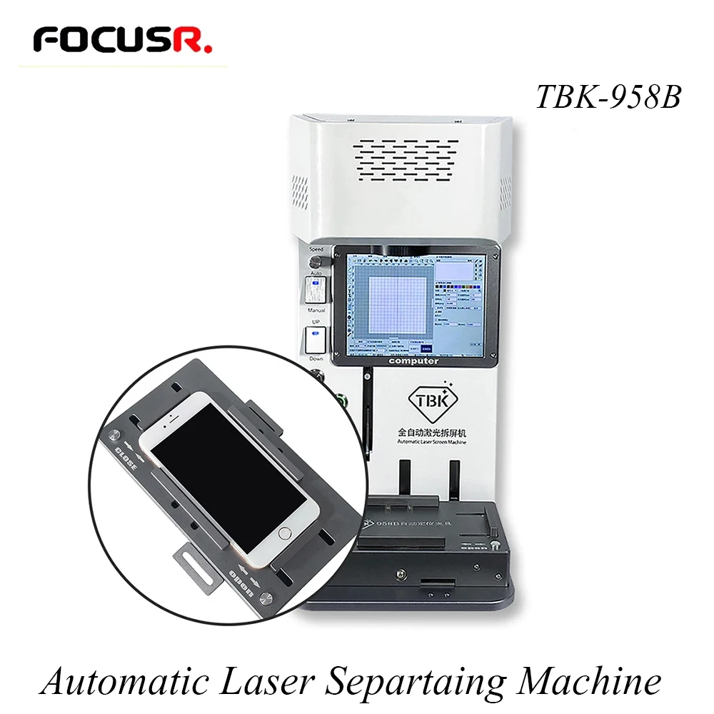 Tbk 958b Automatic Laser Back Glass Separating Machine For Iphone Laser