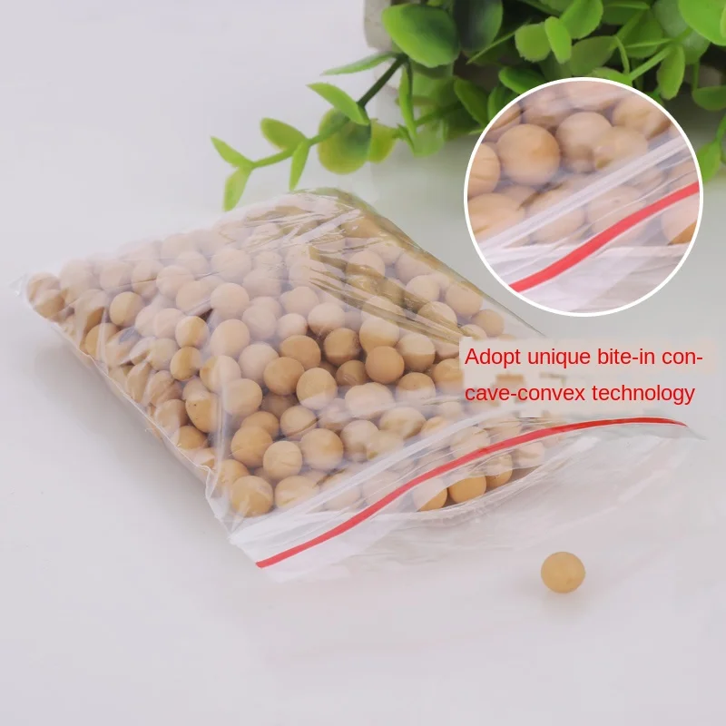 Мешок с молнией яркого цвета прозрачный Пластик сумка упаковочный пакет 16X23cm 8