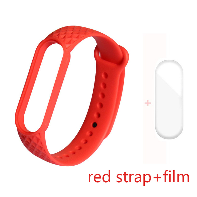 for Xiaomi Band 6 5 4 3 Strap Replacement Wristband MiBand 6 5 Wristband TPU Rhombus Strap for xiaomi Mi Band 5 6 strap
