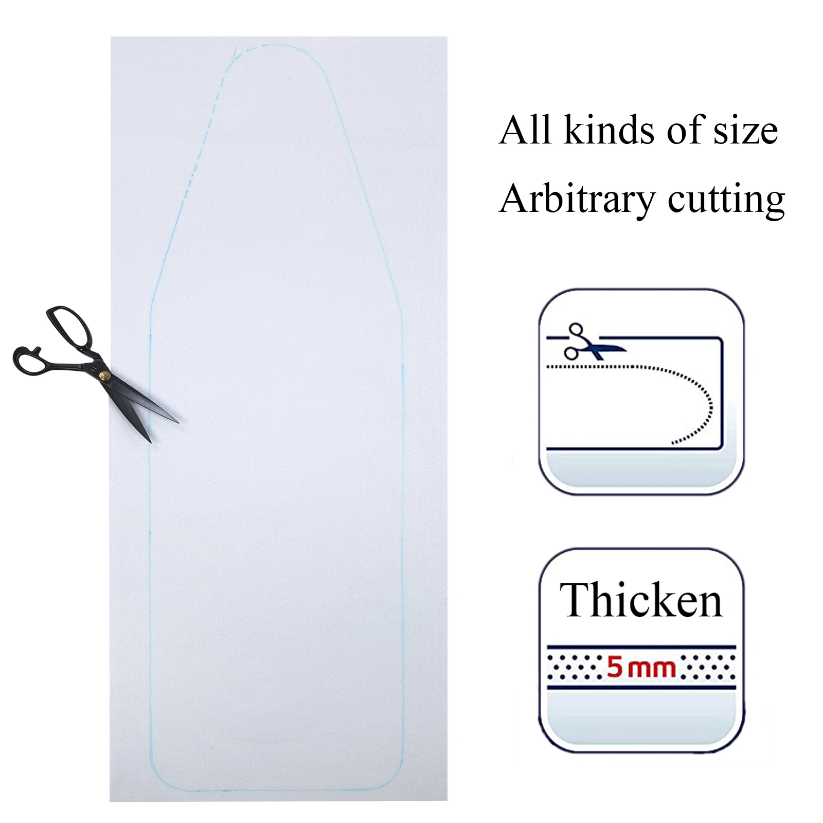 Ironing Board Felt Pad , Universal Replacement Ironing Board Felt Padding Underlay Breathable