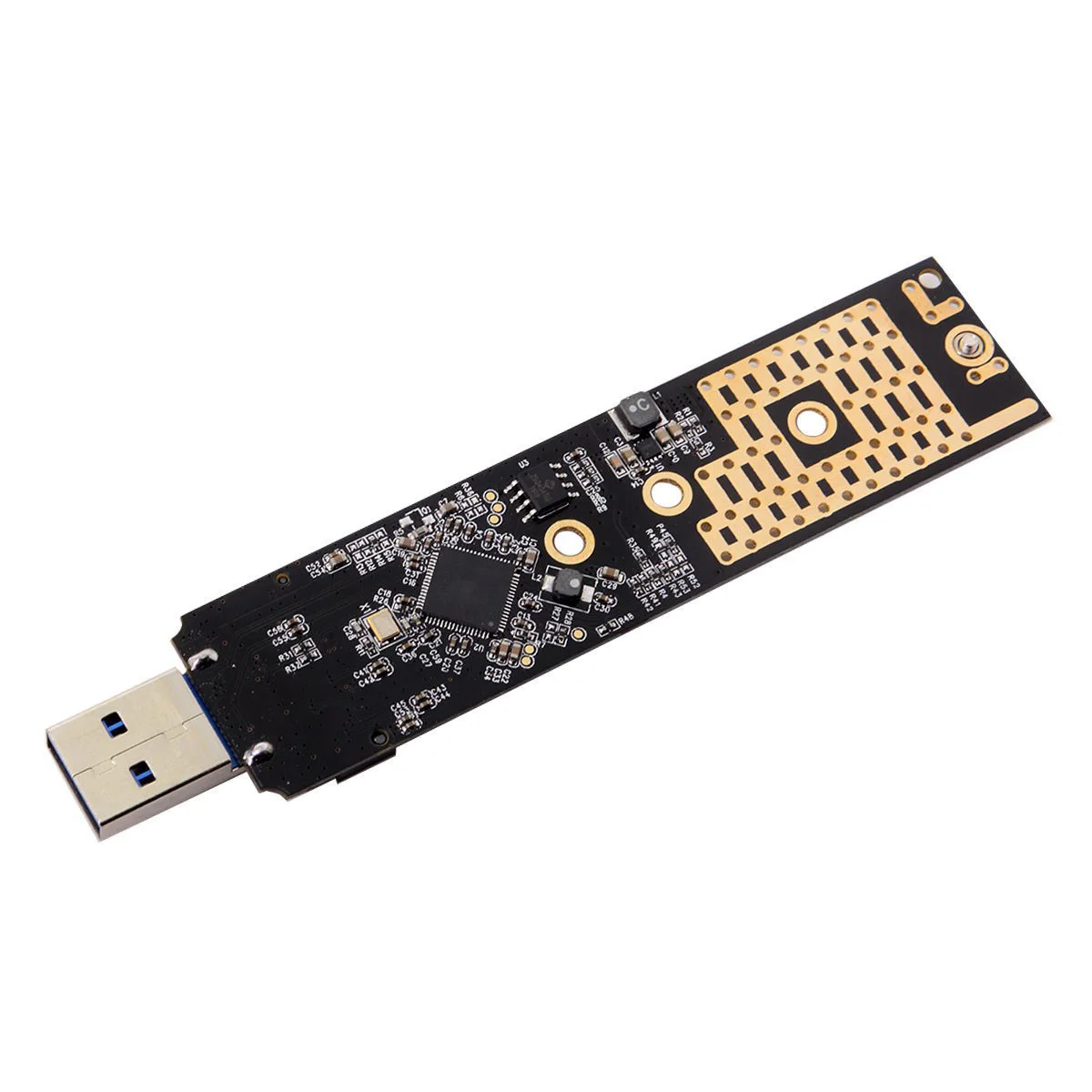 CY USB 3.0-NVME M-Ű M.2 NGFF SSD ܺ PCBA ȯ  JMS583 Ĩ (̽ )