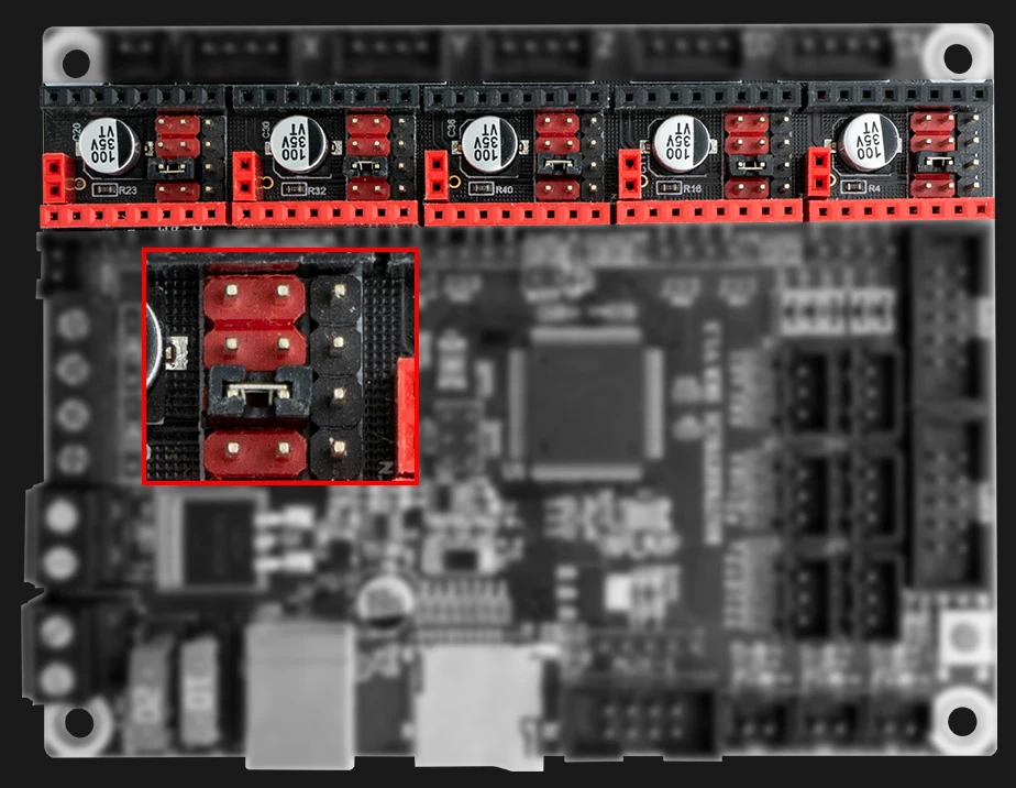 columbian vise TMC2208 stepper motor driver board stepping module TMC 2208 implements cnc stepper driver parts heatsink for cnc3018 controller slot milling cutter