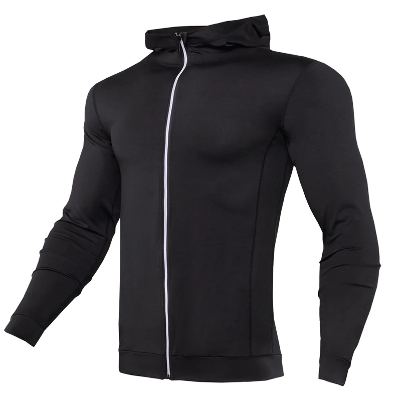Winter Thermal Underwear Sets Men Quick Dry Anti-microbial Stretch Men's protection compression Fitness men Sports Running Sets - Color: Sweatshirt