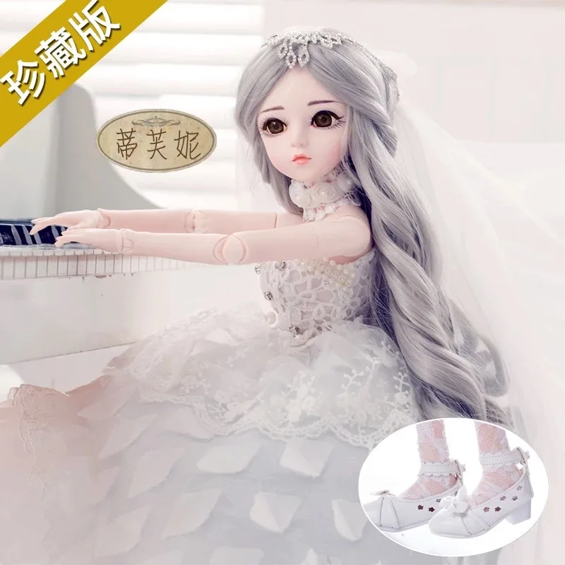 

Doll 60 Centimeter KD Joints Replaceable Doll GIRL'S Toy Model Princess Set