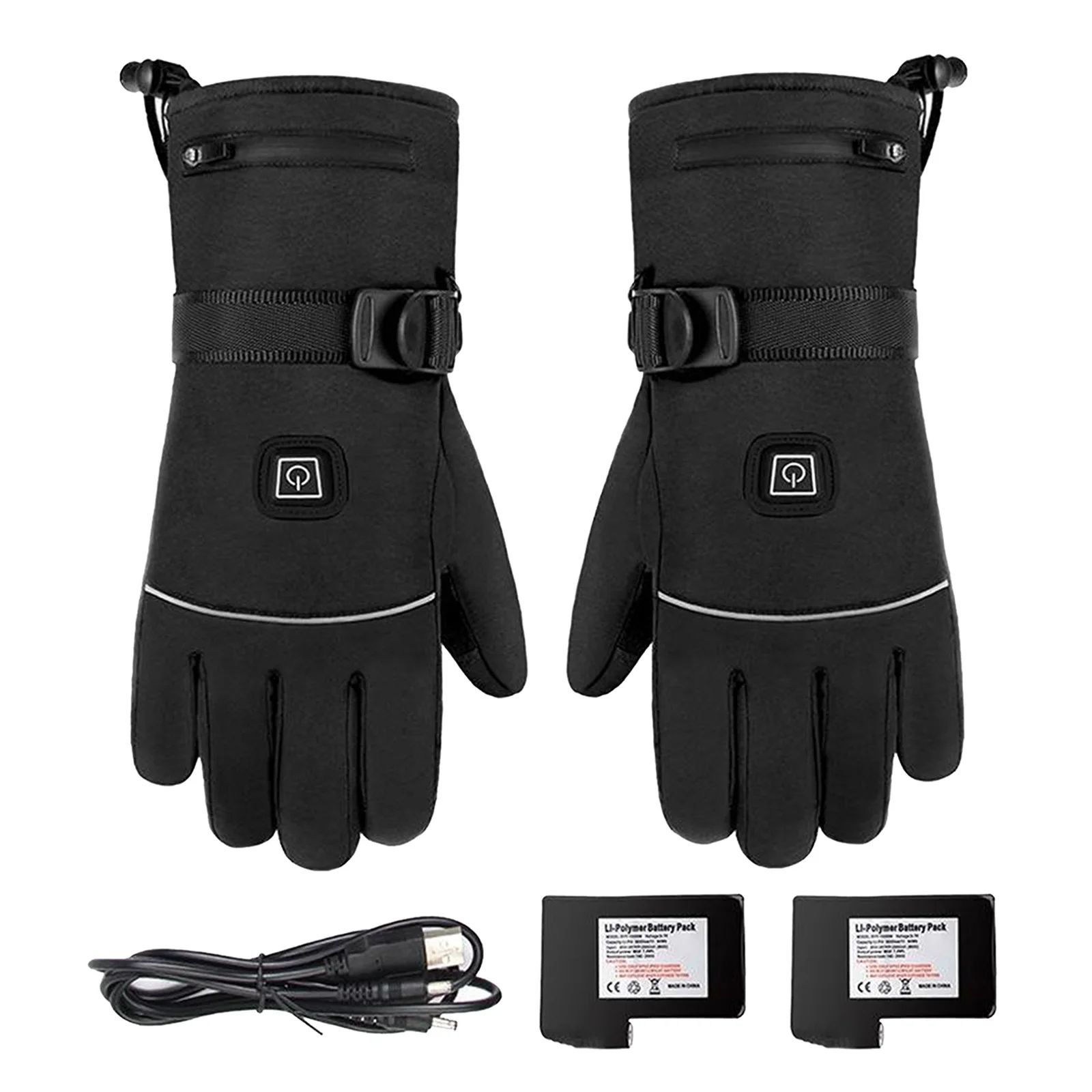 Motorcycle Electric Gloves Thermal Heat Gloves Skiing Motorbike Warm Gloves