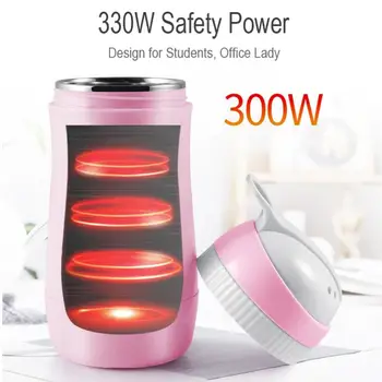 

Hot Water Cup Heating Cup Electric Kettle Mini Portable 304 Stainless Steel 260ml Office Drink Multil Function Tea Bar