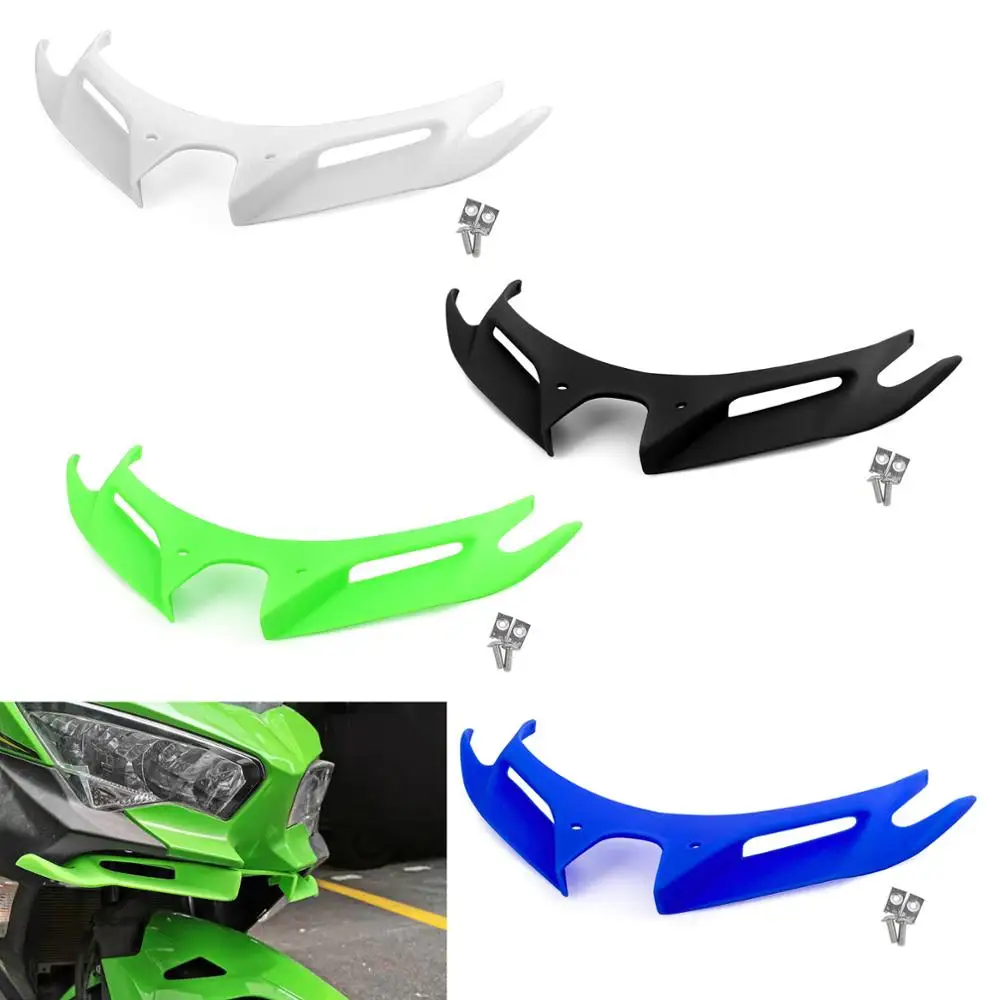 

Artudatech For Kawasaki Ninja 250 400 Front Fairing Aerodynamic Wing Tip Protection NINJA250 NINJA400 2018 2019 Accessories