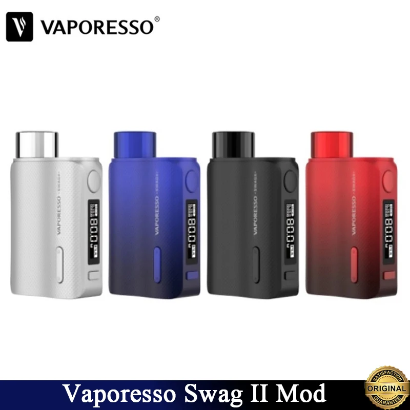 Оригинальный бокс мод Vaporesso Swag II 80 Вт TC вейп с чипом AXON подходит для аккумулятора