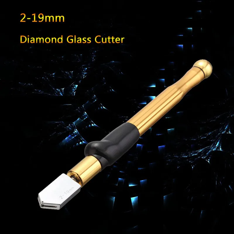 

1 piece of upgraded diamond glass cutter 2-19mm 175mm tungsten carbide alloy glass cutter hand tool glass cutting