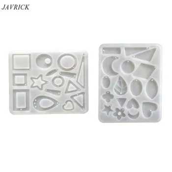 

Crystal Epoxy Resin Mold Geometry Pendant Casting Silicone Mould DIY Making Tool