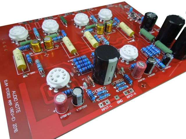 Neueste HiFi Hallo-End Stereo Push-Pull EL84 Vakuum Rohr Verstärker PCB DIY  Kit Ref Audio Hinweis PP bord - AliExpress
