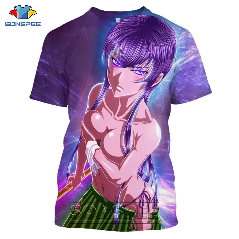 Highschool of the Dead Takashi Komuro Miyamoto Rei Busujima Saeko Cosplay  Costume Cloth Unisex Short Sleeve T Shirt T-shirt - AliExpress