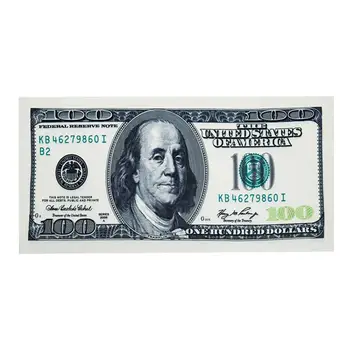 

70x140 CM 100 Dollar Bill Printed Beach Towel Beach Swimming Pool Sunbathing Blanket Sunbathing Blanket Decoration