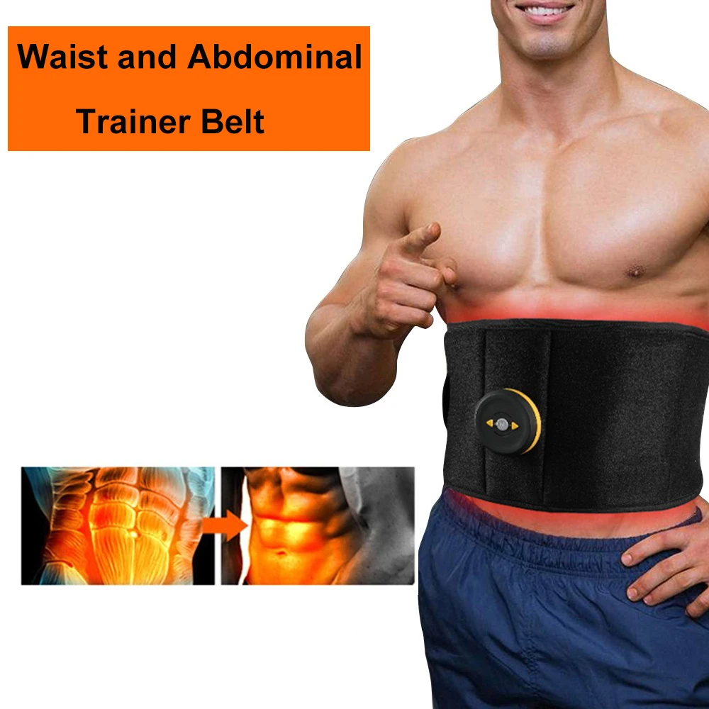 Вибрационный фитнес-массажер, тренажер для мышц живота, пояс, тренажер для похудения, массажер для похудения