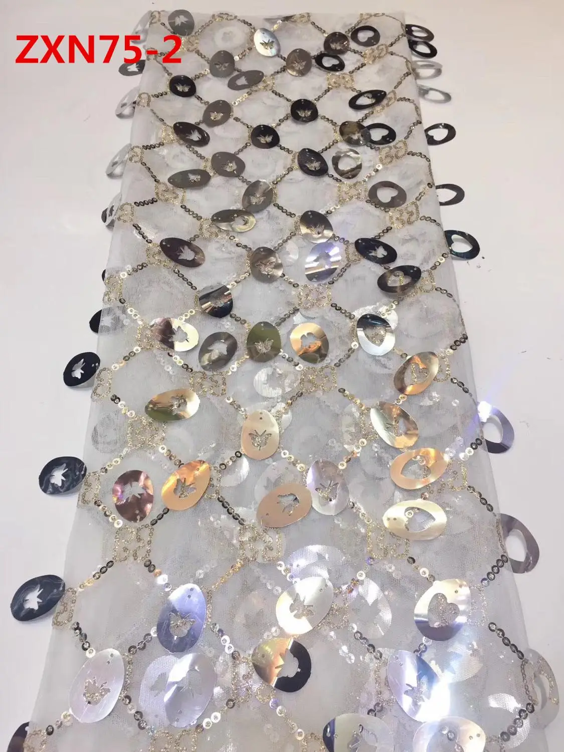 Лучшее качество, Африканское Сетчатое кружево с большими секциями и французская чистая вышивка, тюль, кружевная ткань для нигерийских