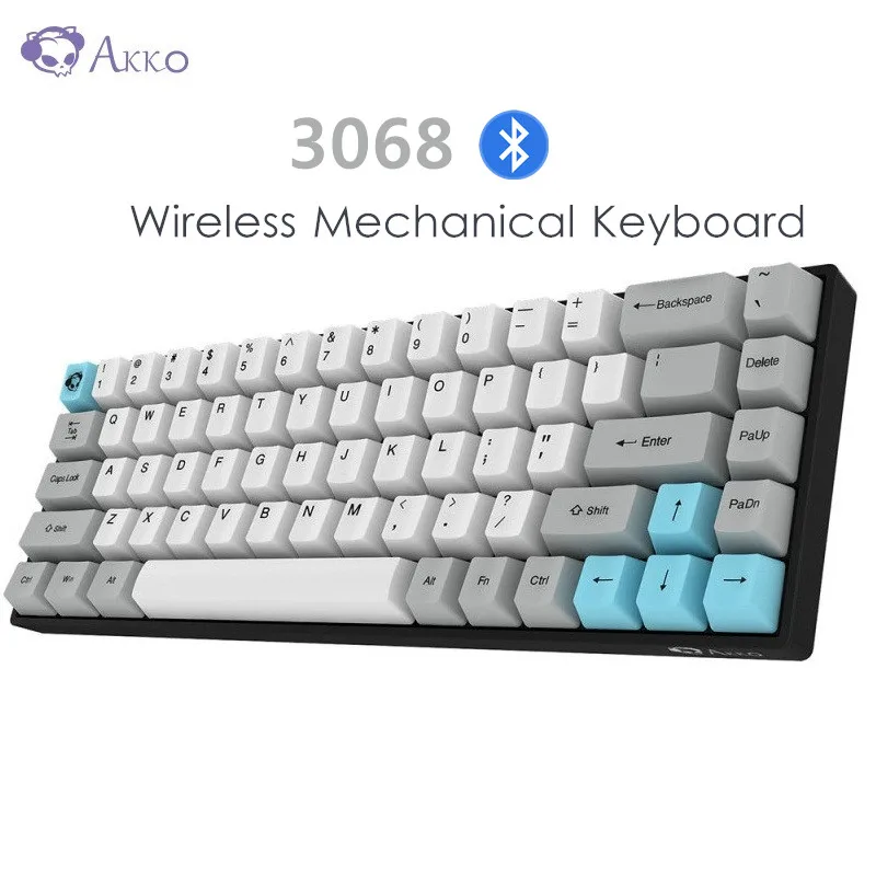 AKKO 3068 Беспроводная Bluetooth механическая клавиатура 68 клавиш 3 0/тип c игровая