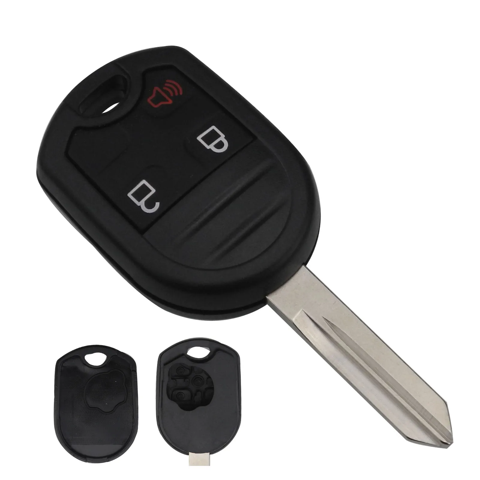 

10pcs Car Remote Key Shell Case Cover 3 Buttons For Ford Edge Explorer Ranger Windstar Expedition Mustang for Mazda Fob Case