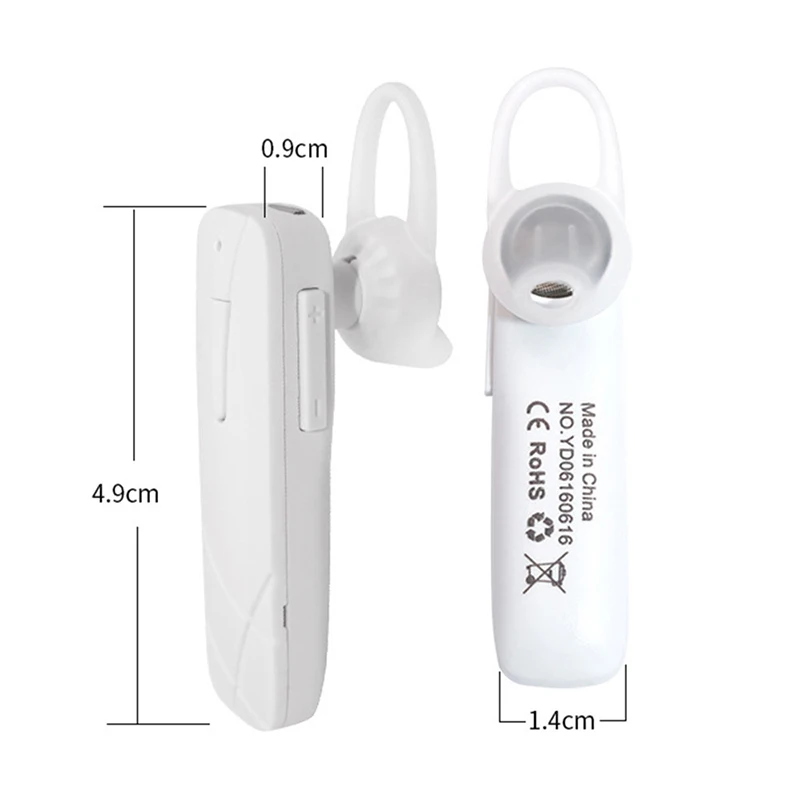 M168 Bluetooth гарнитура с крючком Bluetooth V4.1 наушники с защитой от пота Bluetooth наушники с микрофоном универсальные для всех телефонов