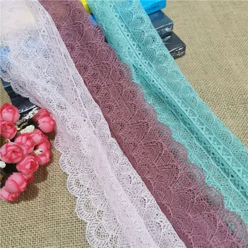 

18.5cm wide elastic band of pink lace is used for E1456-2 hem of underwear for clothing accessories