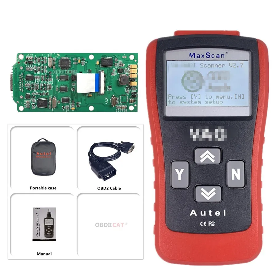 Автомобильный диагностический сканер Autel MaxiService V G 405|Считыватели кодов и сканеры|