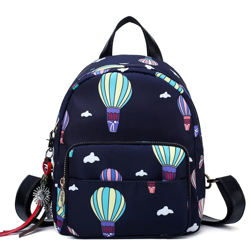 New Fashion Girls Backpack Women Printed Balloon Children School Bags Outdoor Casual Track Bag Nylon Waterproof Kids | Багаж и сумки