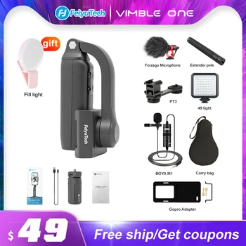 

FeiyuTech Vimble One Feiyu Handheld Gimbal Smartphone Stabilizer Extendable Pole Tripod for iPhone 11 XR XIAOMI Samsung Huawei