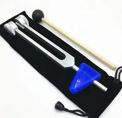 metal color Многоцветный 128 Гц тюнинг вилка C128 neurosonic тюнинг вилка с диагностикой перкуссионный молоток - Цвет: metal color