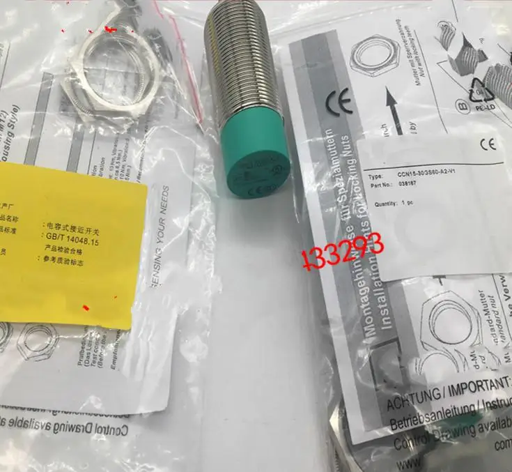 

Новый, 2 предмета высокое качество бесконтактный выключатель PEPPERL + FUCHS CCN15-30GS60-A2-V1 CCN15-30GS60-A2