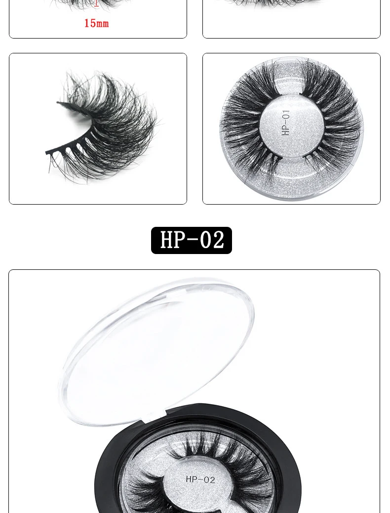 Eyes Dancing 1Pair 3D Mink Lashes Soft Handmade Eyelashes Natrual Long Eyelash Extension Tool Makeup Charm Volume Hair Lashes