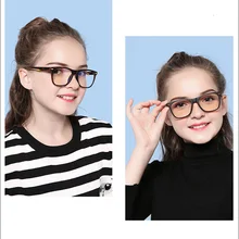 Мальчик девочка чтение анти синий светильник Блокировка фильтр очки дети компьютерные игры очки Детская Мода ретро радиационная защита