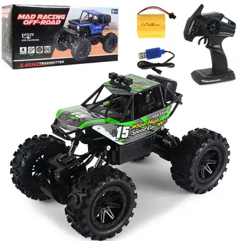 

1:14 2.4G Wireless Remote Control RC Car 4WD High Speed Off-road Climbing Toy Vehicle Truck For Kids