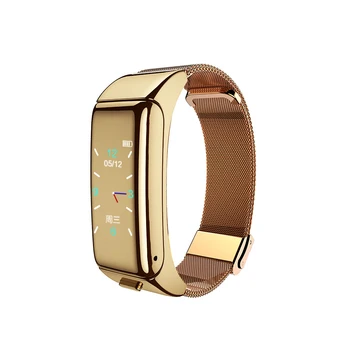

B6 Bluetooth Call Waterproof 2 In 1 Sleep Monitoring Gift Heart Rate Tracker Blood Pressure Calories Smart Watch Multifunctional
